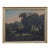 19th Century French School – Large Oil on Canvas - Animated Landscape With Cottage For Sale