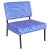 Elios Blue and Pink O2 Armchair by Babel Brune For Sale - Image 6 of 6
