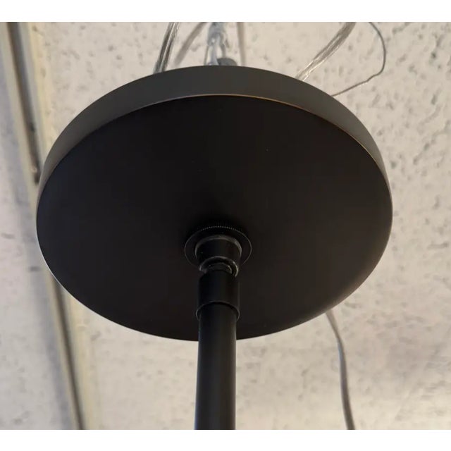 Gray Restoration Hardware Ravelle Pendants, Pair For Sale - Image 8 of 12