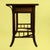Hollywood Regency Vintage Burnt Bamboo Desk For Sale - Image 3 of 7