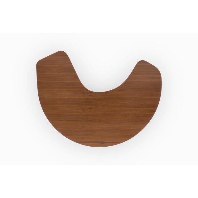 Large Vintage Mid Century "Crescent" Coffee Table by Greta Grossman For Sale In Los Angeles - Image 6 of 9