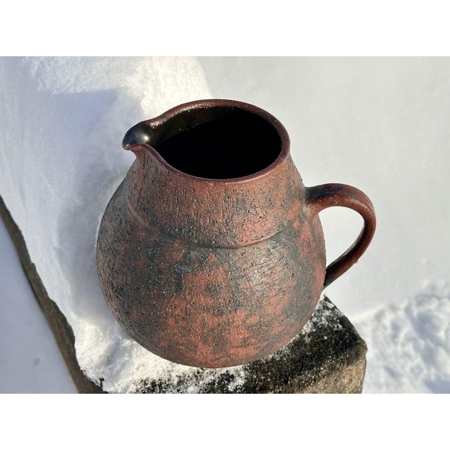 Large Studio Ceramic Art Jug Vase from Gerhard Liebenthron, West Germany, 1972 For Sale - Image 13 of 18