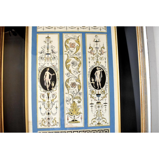 Antique 18th-Century Michelangelo Pergolesi Ornamental Engravings - a Pair For Sale - Image 4 of 13