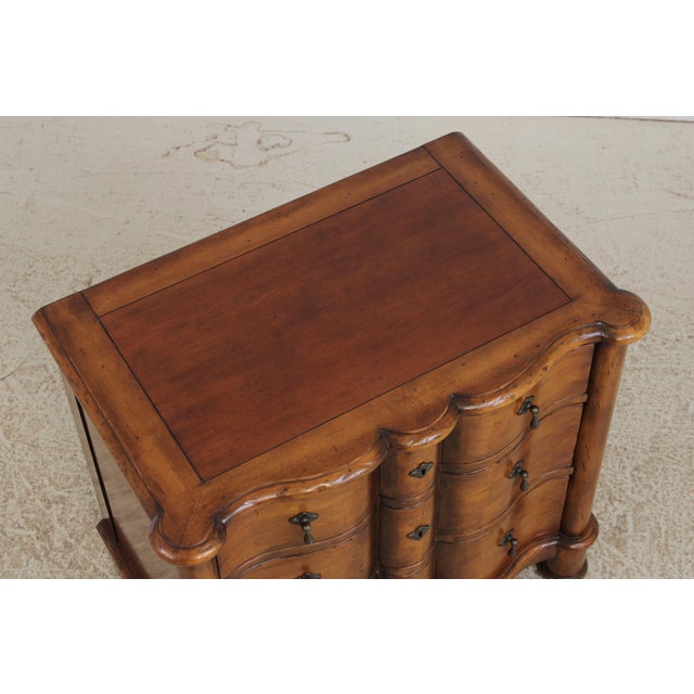Brown Baker Milling Road Walnut French Provincial Commode Chest For Sale - Image 8 of 18