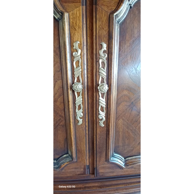 Drexel French Provincial Cabernet Collection Tall Chest Dresser Armoire For Sale In Houston - Image 6 of 6