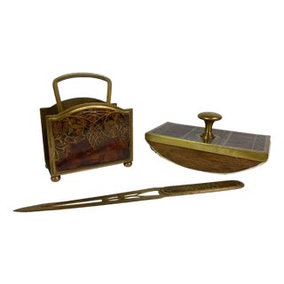 Jugendstil Writing Set attributed to Erhard & Sohne Germany, 1890s, Set of 3 For Sale