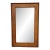 Traditional Two-Tone Wood Frame Wall Mirror For Sale