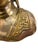Asian Buddha Bust Brass/Bronze Silvered Nepal Tibet Yoga Meditation Decor 6.75" For Sale - Image 3 of 9