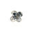 1990s 1990s Tiffany & Co Estate Dogwood Flower Brooch Sterling Silver 4.45 Grams For Sale - Image 5 of 11