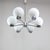 Vintage Italian Chrome and Opaline Chandelier, 1970s For Sale - Image 15 of 15