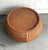 1950s-60s Midcentury Wicker Sphere Coffee Table / Storage Ottoman For Sale - Image 4 of 6