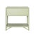 Light Green Olympia One-Drawer Nightstand in Celery Green For Sale - Image 8 of 9