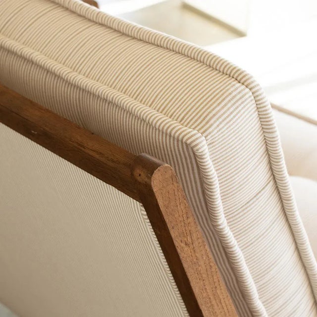 Wood 1950s French Oak Settee For Sale - Image 7 of 12