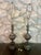Mid 20th Century Mid 20th Century Large Brass Table Lamps With Deep Patina - a Pair For Sale - Image 5 of 10