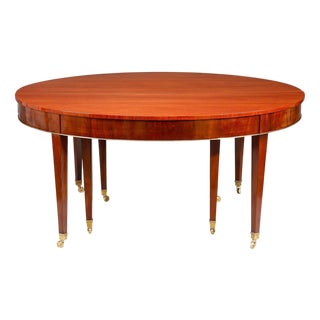 Large Mahogany Dining Table, 19th Century For Sale