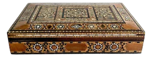 Vintage Marquetry Mosaic Trinket/Jewelry Box