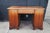 1970s Mid Century Cherry American Colonial Style Kneehole Office Writing Desk 47" For Sale - Image 11 of 12