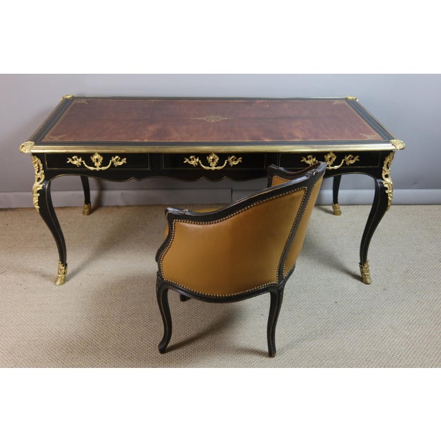 19th Century Louis XV Flat Desk For Sale - Image 3 of 17