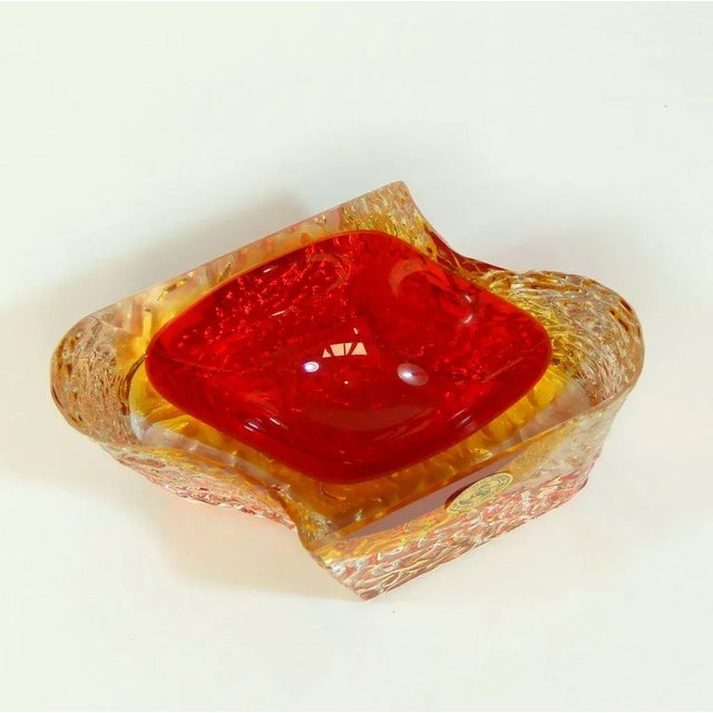Murano Glass Dishes by Luigi Mandruzzato, 1960s For Sale - Image 4 of 5