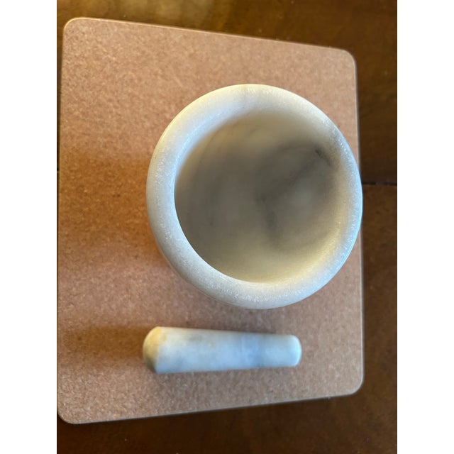 Vintage Marble Mortar and Pestle For Sale - Image 4 of 5