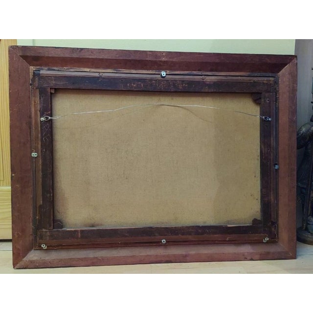 19th Century E. Velier Oil Painting on Canvas Spanish Matador Porcession For Sale - Image 12 of 12