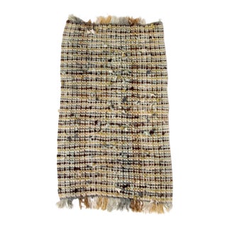 Vintage Accent Rag Rug For Sale