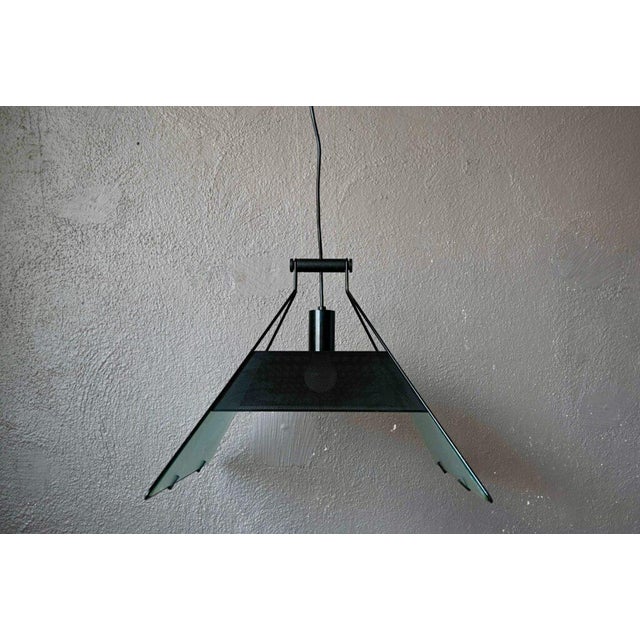 Trapezio Pendant Lamp by Salvati & Tresoldi for Luci, 1980s For Sale - Image 6 of 18