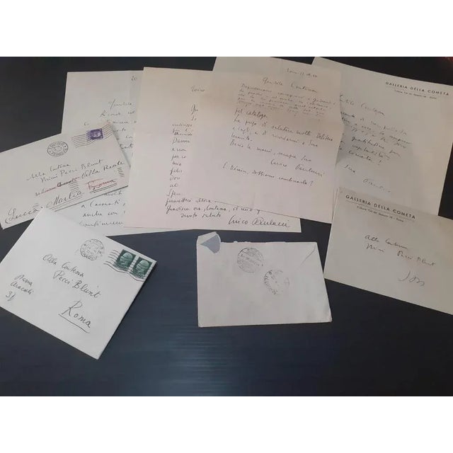 This ''viva la cometa!'' correspondence by enrico paulucci to the countess pecci blunt, written in italian, from 1932 to...