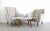 Wood Set of His and Hers Kurt Østervig for Rolschau Møbler Chairs W/ Single Matching Ottoman For Sale - Image 7 of 7
