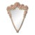Postmodern Triangle Mirror With Molded Roses For Sale