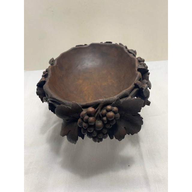 Late 19th Century 19th Century Hand Carved Walnut Wood Black Forest Decorative Centerpiece For Sale - Image 5 of 10