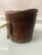 Traditional Vintage Minature Mens Leather Hatbox For Sale - Image 3 of 7