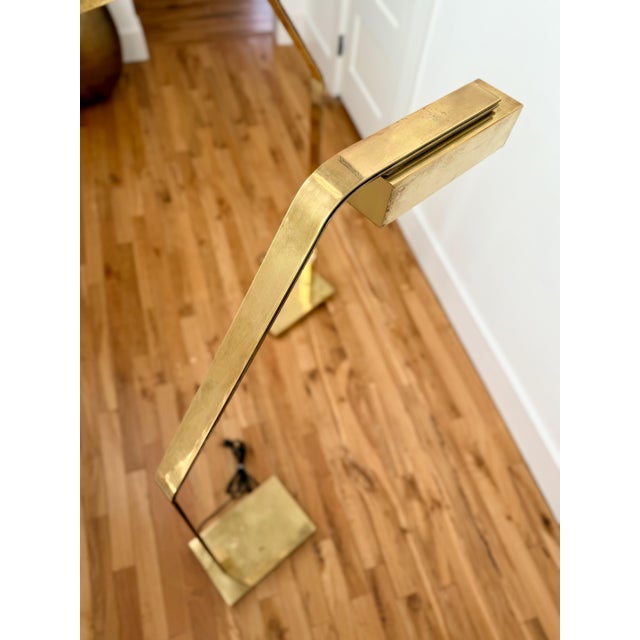 Mid-Century Modern 1970s Casella Flat Bar Articulating Floor Lamp For Sale - Image 3 of 12