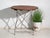 Brown Antique Folding Garden Table in Wood and Iron, Central Europe, 1950 For Sale - Image 8 of 11