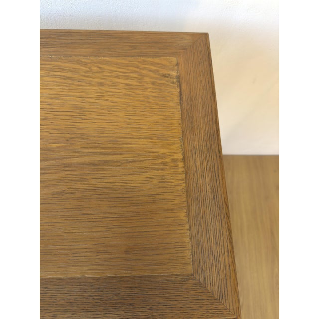 A beautiful old table with a drawer after a complete refresh. Oak wood. Stable. An interesting table with a soul....