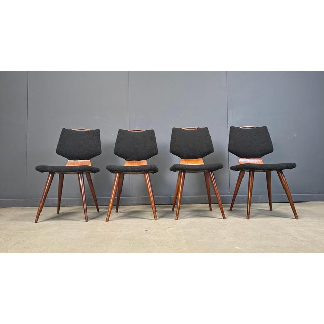Mid-Century Scandinavian Dining Chairs, 1960s, Set of 4 For Sale - Image 11 of 14