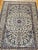 Vintage Persian Nain Room Size Rug, Handwoven Floral Pattern, Ivory & Blue, 7’ X 11’ For Sale - Image 4 of 12