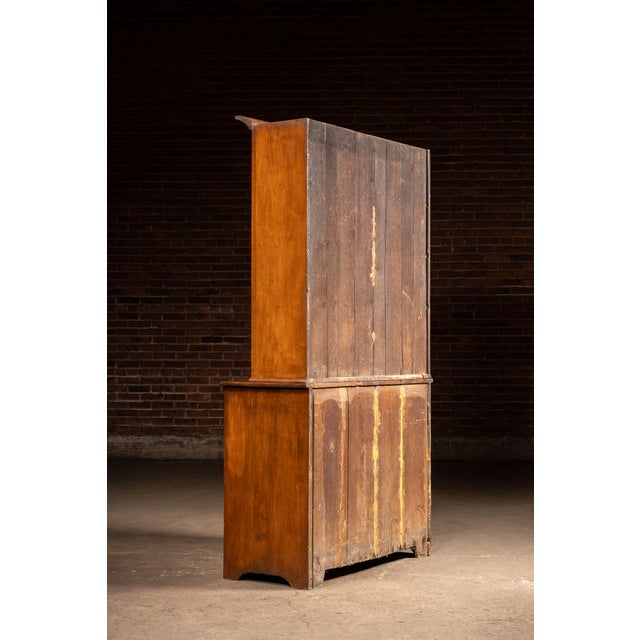 Antique Walnut Step-Back Cabinet For Sale In Chicago - Image 6 of 13
