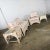 Cerused Reeded Rattan Love Seat & Lounge Chair Manner of Gabriella Crespi For Sale - Image 13 of 13