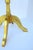 Gold Giltwood Scalloped Side Accent Table With Floral Top, Late 20th Century For Sale - Image 12 of 15