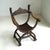 Curule or Dagobert Armchair in Walnut, Italy, 1910s For Sale - Image 13 of 18