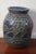 One-of-a-kind studio pottery vessel in the form of an overscale floor vase. Solidly hand-built and slightly off-kilter...