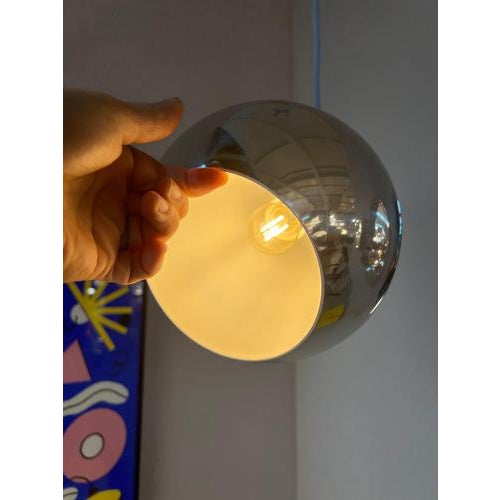 Chrome Topan Globe Lamp by Verner Panton For Sale - Image 10 of 11