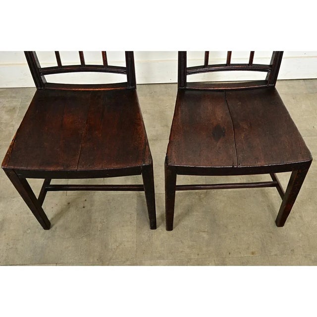 Wood English 18th Century Pair of Georgian Side Chairs For Sale - Image 7 of 12