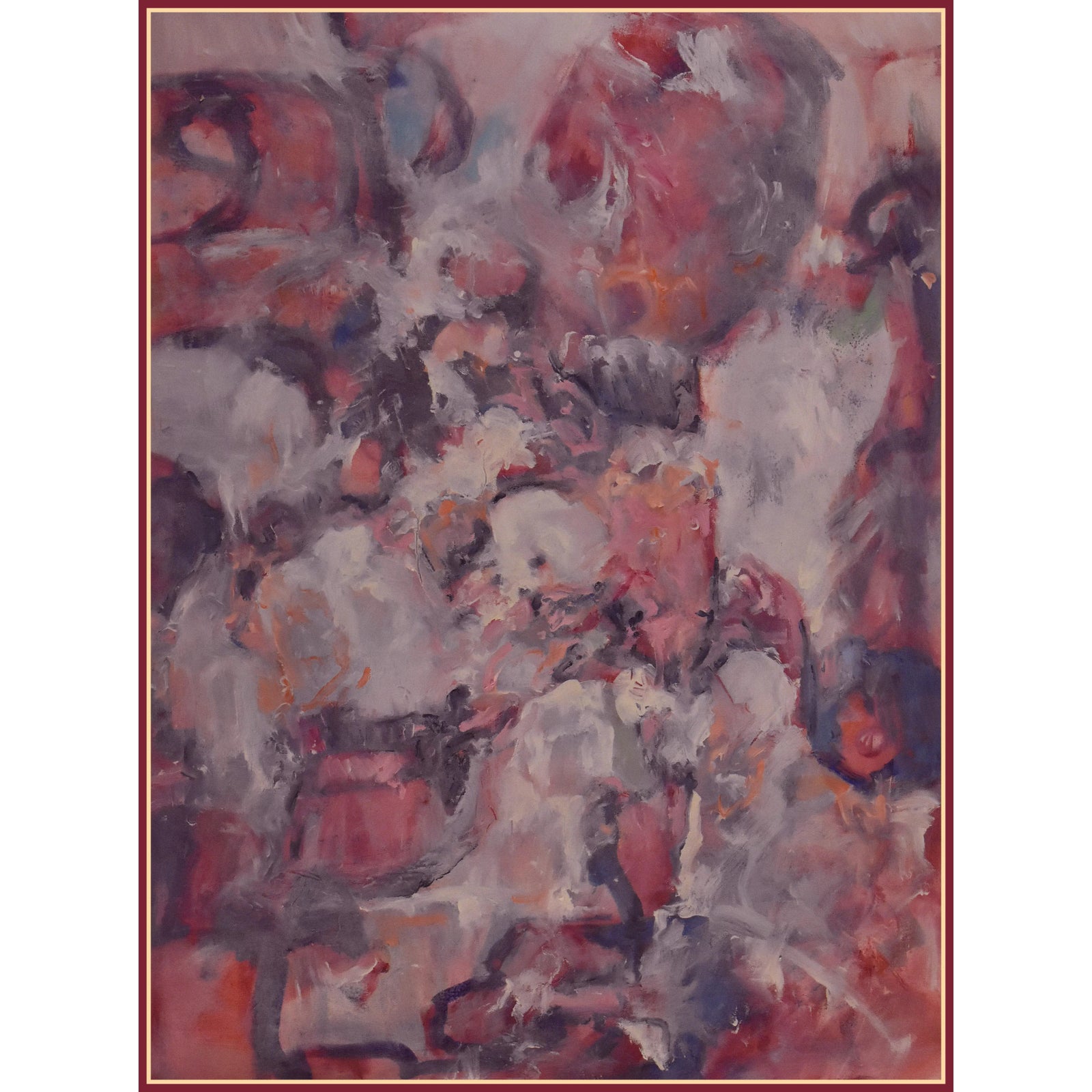'Jan Expressions One' Oil Painting on Canvas by Contemporary American ...