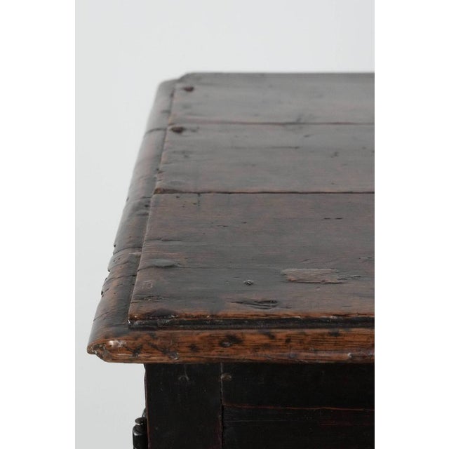 Antique English Oak Cabinet on Stand, 1600s For Sale - Image 16 of 18