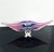 Pink and Purple Art Glass Centerpiece Bowl for Chřibská, Czechoslovakia, 1960s For Sale - Image 9 of 12