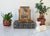 Antique gilt-wood pivot frame likely dates from the late 19th or early 20th century. Frame size is 4x6. Some age wear to...