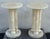 Cream Neoclassical Alabaster Pedestals, Pair For Sale - Image 8 of 12