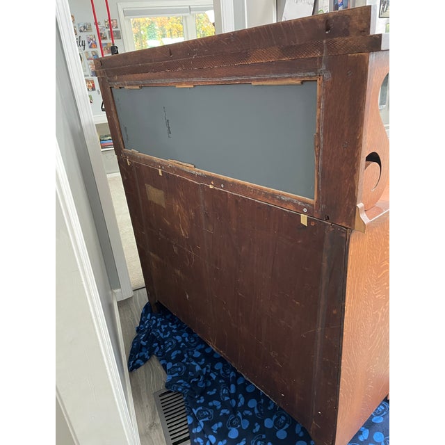 1900-1909 Vintage Oak Buffet For Sale - Image 4 of 8